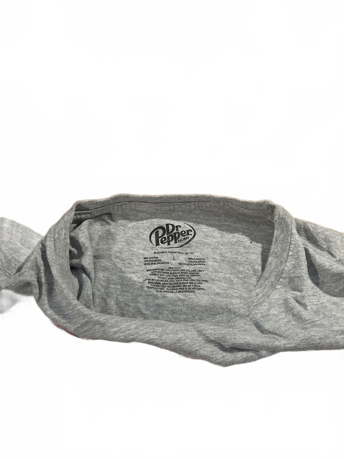Other Men's Large Grey Dr Pepper Distressed Tee Size US L / EU 52-54 / 3 - 3 Thumbnail