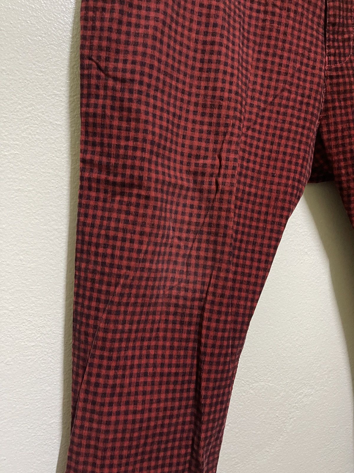 Issey Miyake × mercibeaucoup Mercibeaucoup Red Velvet Carrot Pants Size 31" - 3 Thumbnail