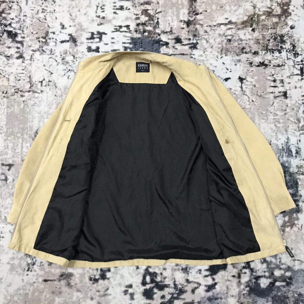 Japanese Brand × Kansai Yamamoto × Vintage Vintage Kansai Jeans Cudroy Worker Jacket Zipper Size US XL / EU 56 / 4 - 6 Thumbnail