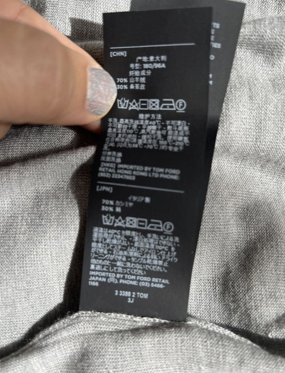 Tom Ford TOM FORD Cashmere sweatshirt 50 IT grey Size US M / EU 48-50 / 2 - 9 Thumbnail