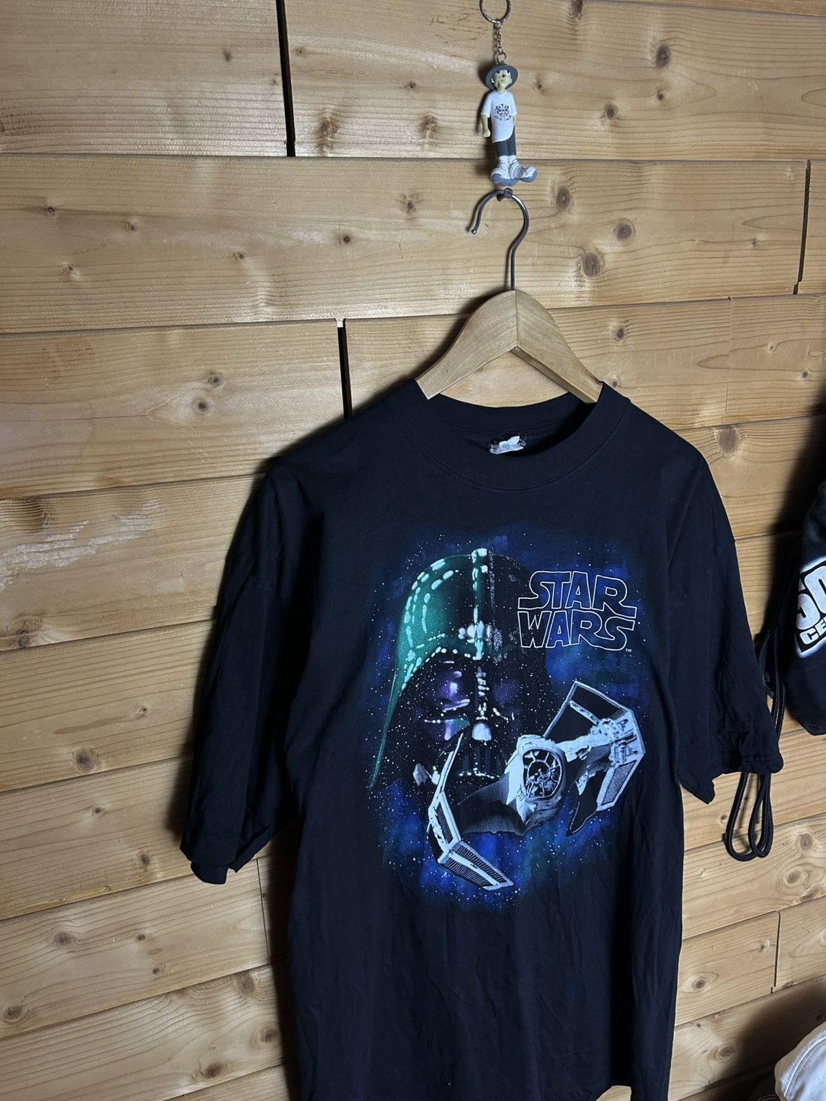 Vintage Vintage 1995 Star Wars Darth Vader T shirt Size US XL / EU 56 / 4 - 2 Thumbnail