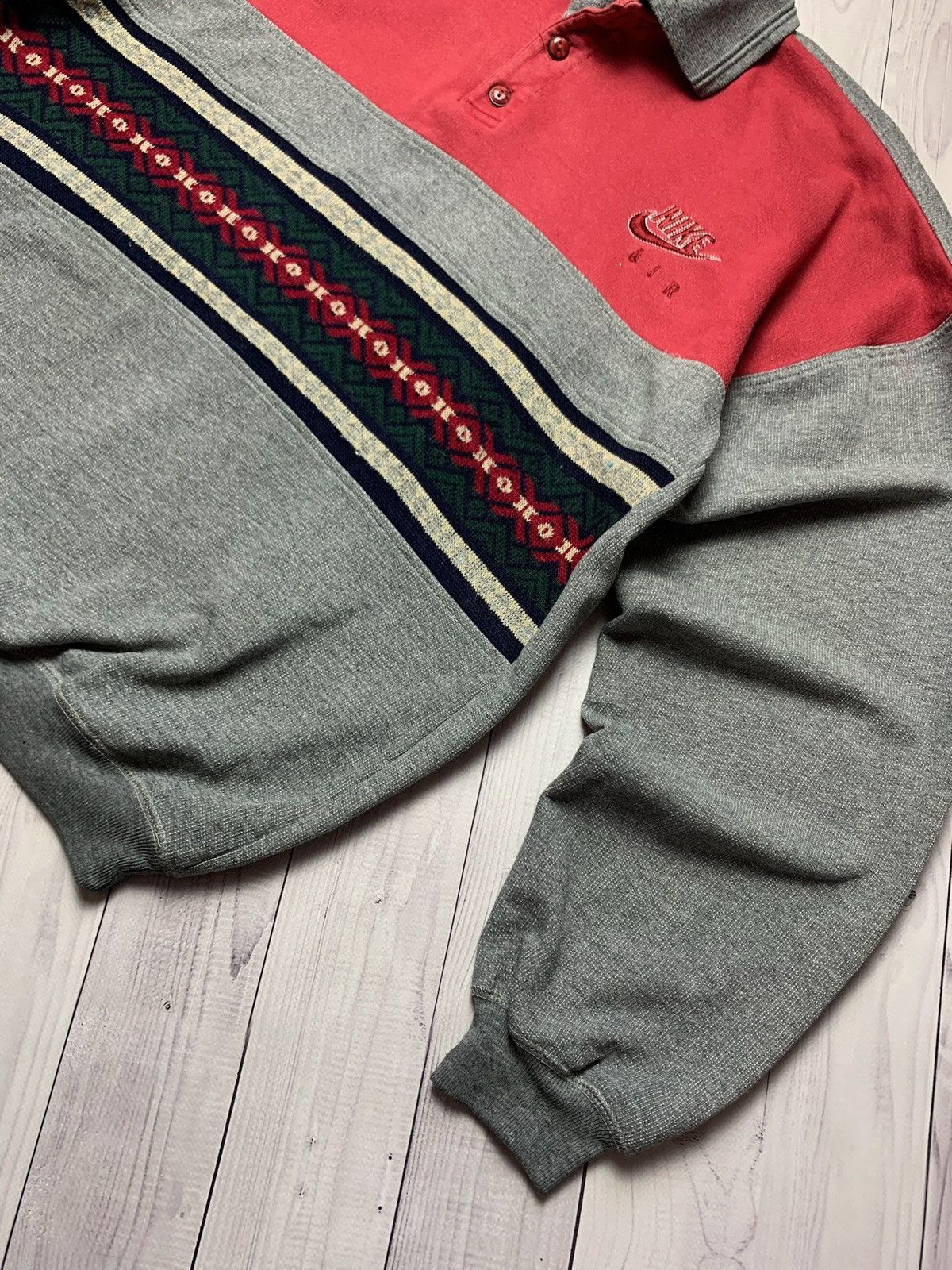 Nike × Vintage Vintage Nike sweatshirt/sweater logo rare Size US L / EU 52-54 / 3 - 2 Thumbnail