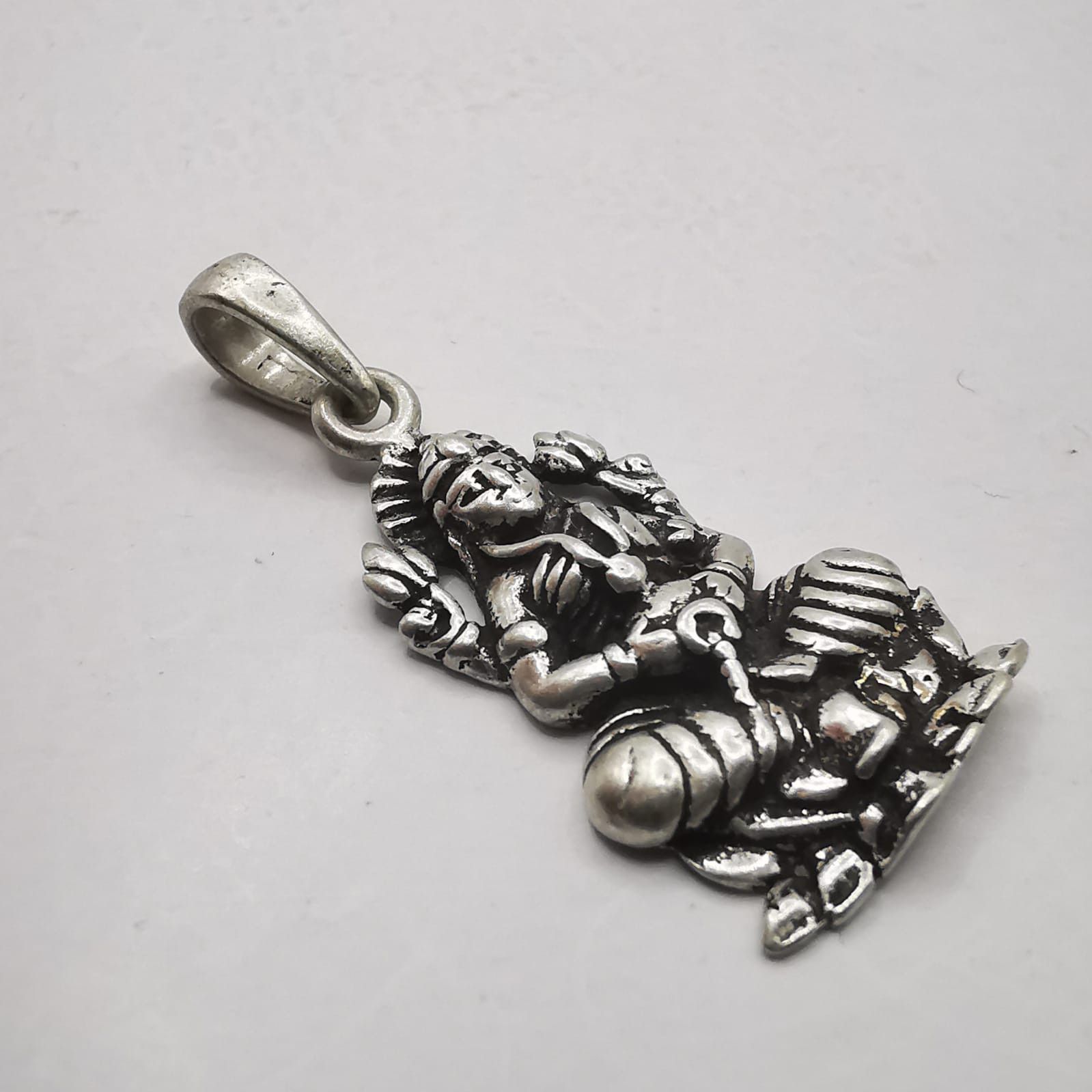Sterling Silver Vintage Pendant "Lakshmi" 925 Sterling Silver Jewelry, 2,64g Size ONE SIZE - 7 Thumbnail