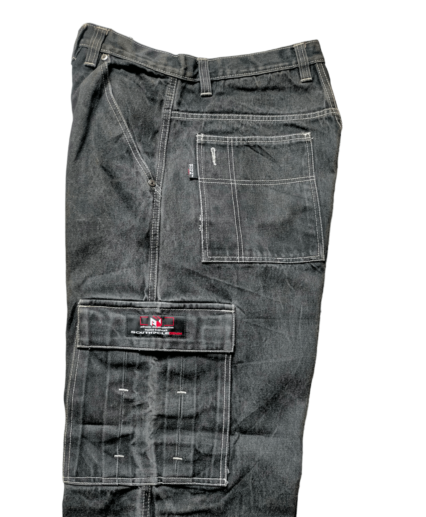 JNCO Vintage 90s Southpole Embroiderey Baggy Cargo hip hop style Size US 34 / EU 50 - 6 Thumbnail