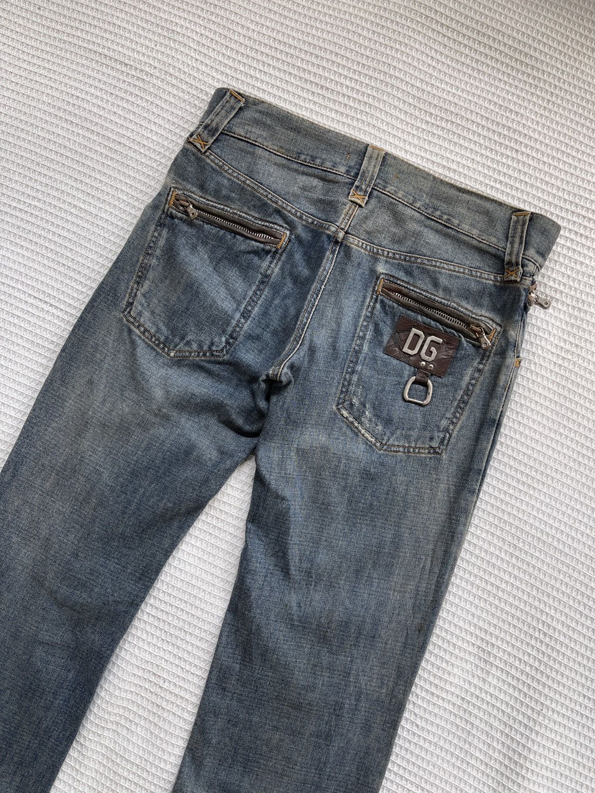 Dolce & Gabbana Last Drop🔥Rare🔥Dolce & Gabbana 14 Classic Distressed Jeans Size US 35 - 6 Thumbnail
