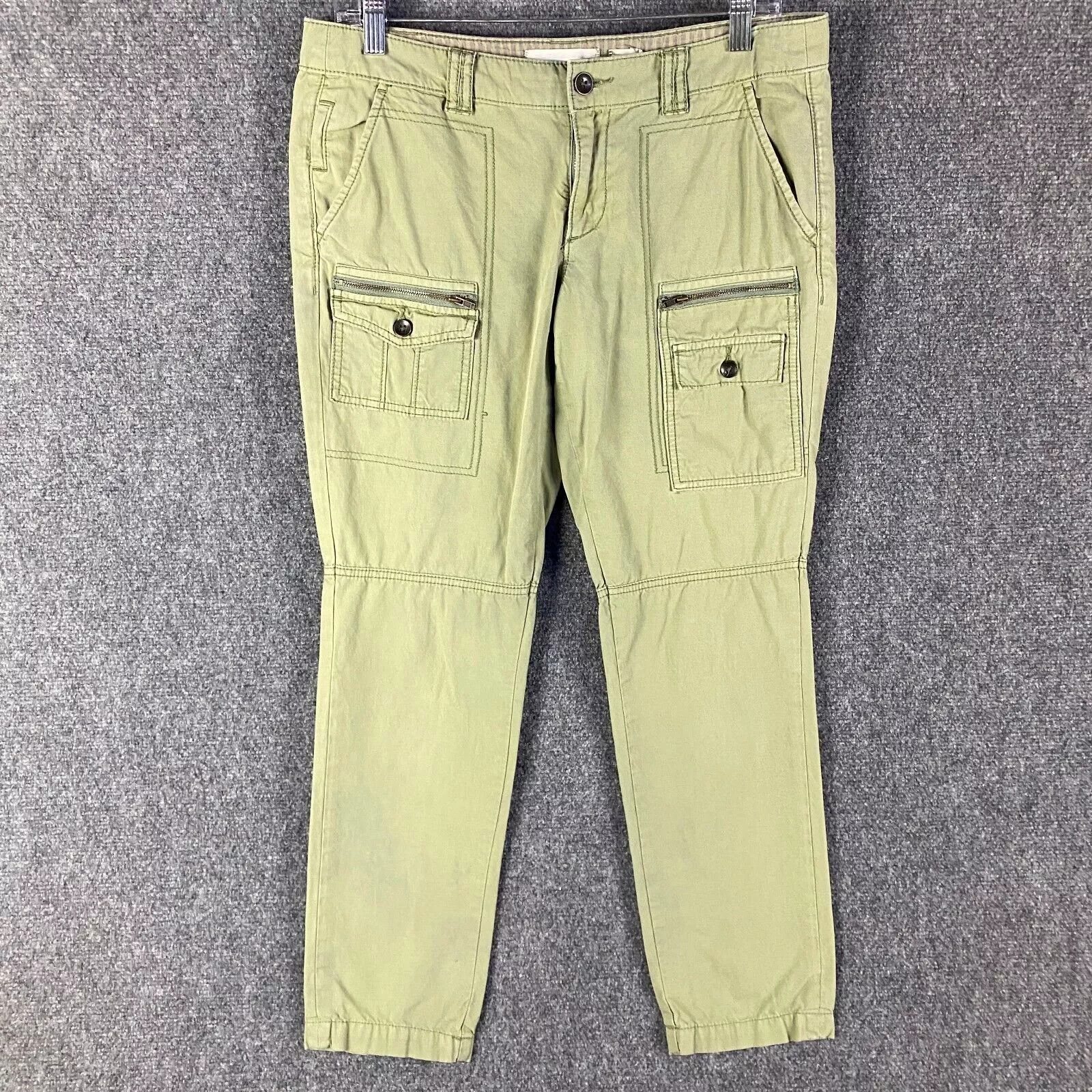 Other Hei Hei Anthropologie Pants Women's 28 Cargo Tapered Chino Size 28" / US 6 / IT 42 - 1 Thumbnail