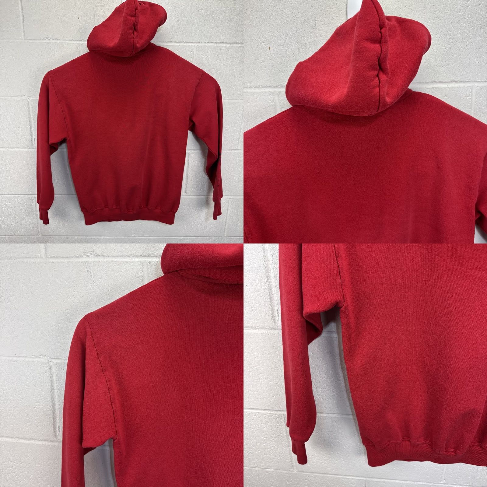 Disney VINTAGE Disney Mickey Mouse Zip Up Hoodie Red Large 80s Distressed Full Zip Hooded Graphic Print Men L Red Disney Character Fashions Retro Carton Size US L / EU 52-54 / 3 - 9 Thumbnail