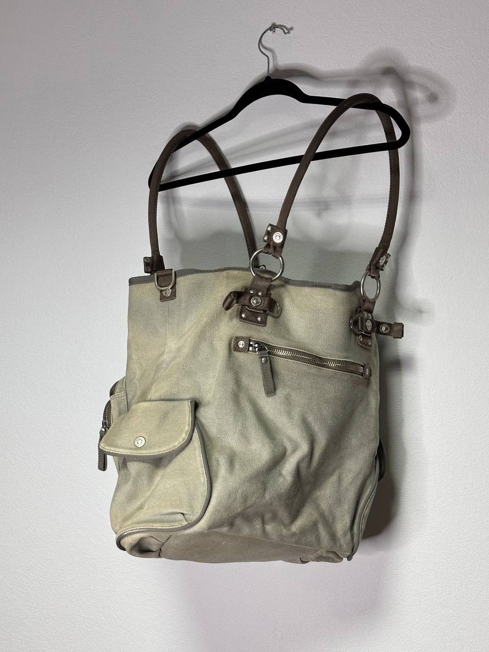 Other George Gina & Lucy Super Maria Canvas Shoulder Bag Beige Y2K Size ONE SIZE - 5 Thumbnail