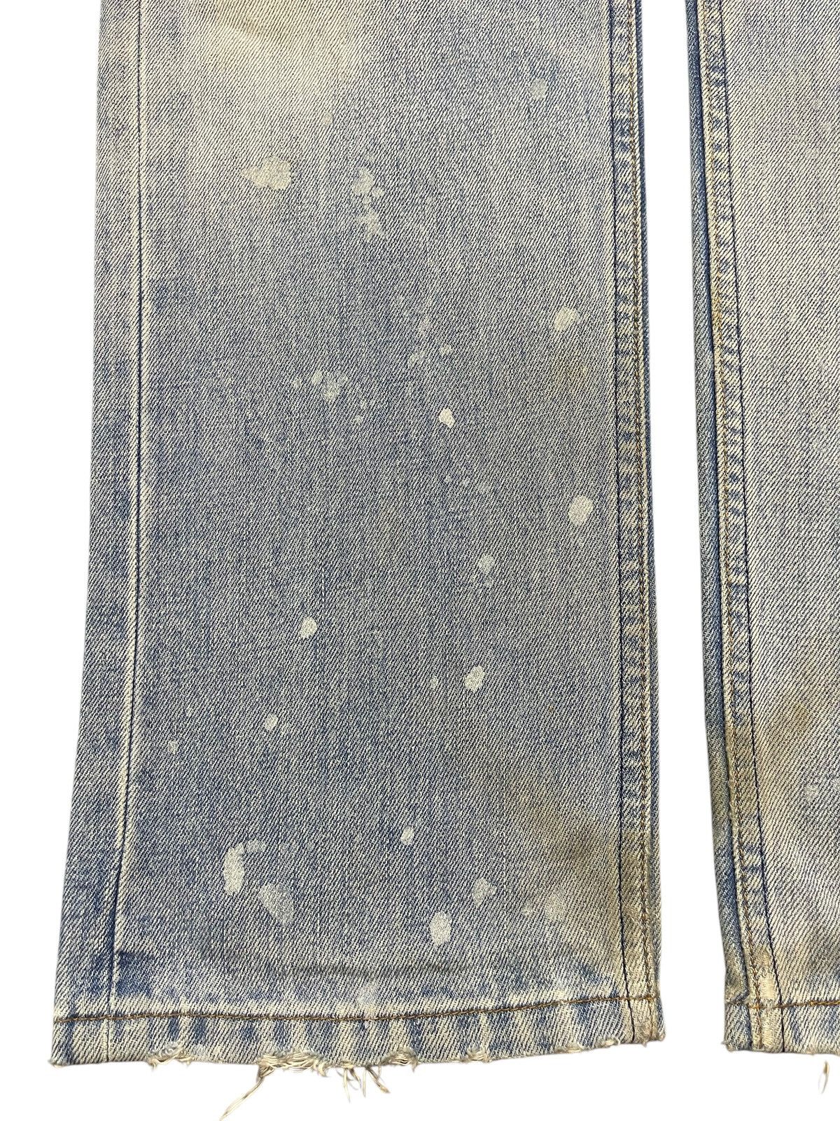 Levi's Vintage 90s Levis 505 Mud Wash Distress Painted Style Jeans Size US 33 - 7 Thumbnail