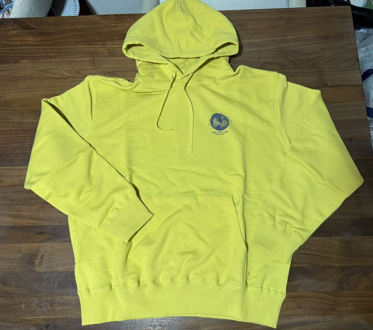 Aime Leon Dore Aime Leon Dore ALD The ‘64 Hoodie Globe Unisphere Yellow XXL Size US XXL / EU 58 / 5 - 1 Thumbnail