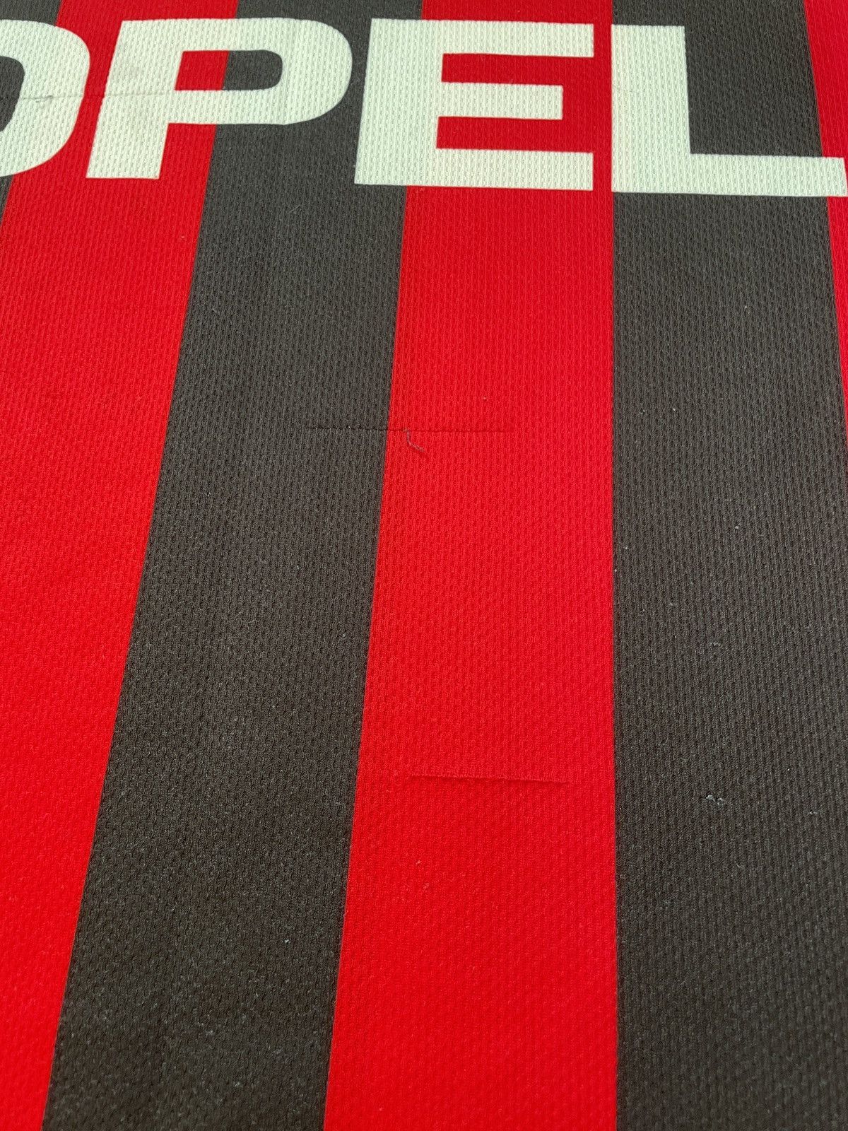 Lotto Sport × Vintage AC Milan 1995-96 Home Lotto Opel jersey t shirt Size US L / EU 52-54 / 3 - 5 Thumbnail
