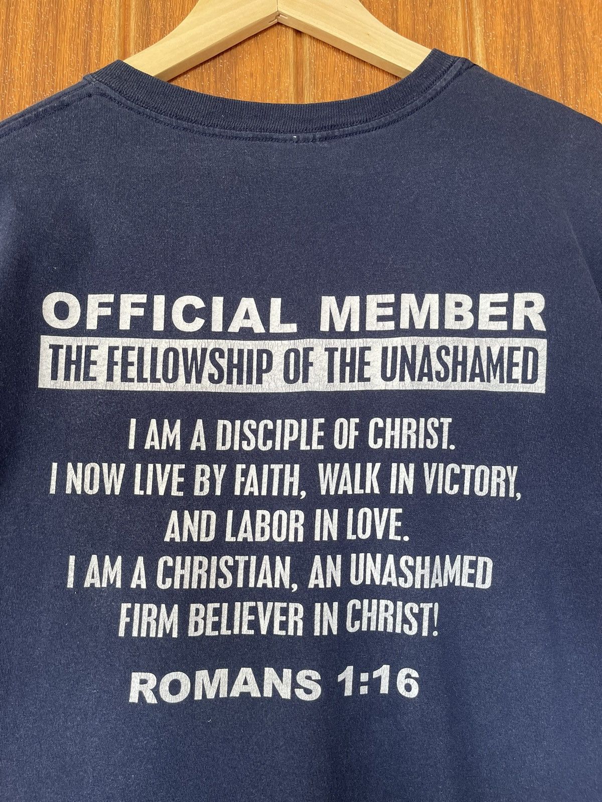 Vintage Vintage y2k🔥FBI🔥Firm Believer In Christ Faded Black Tee Size US L / EU 52-54 / 3 - 7 Thumbnail