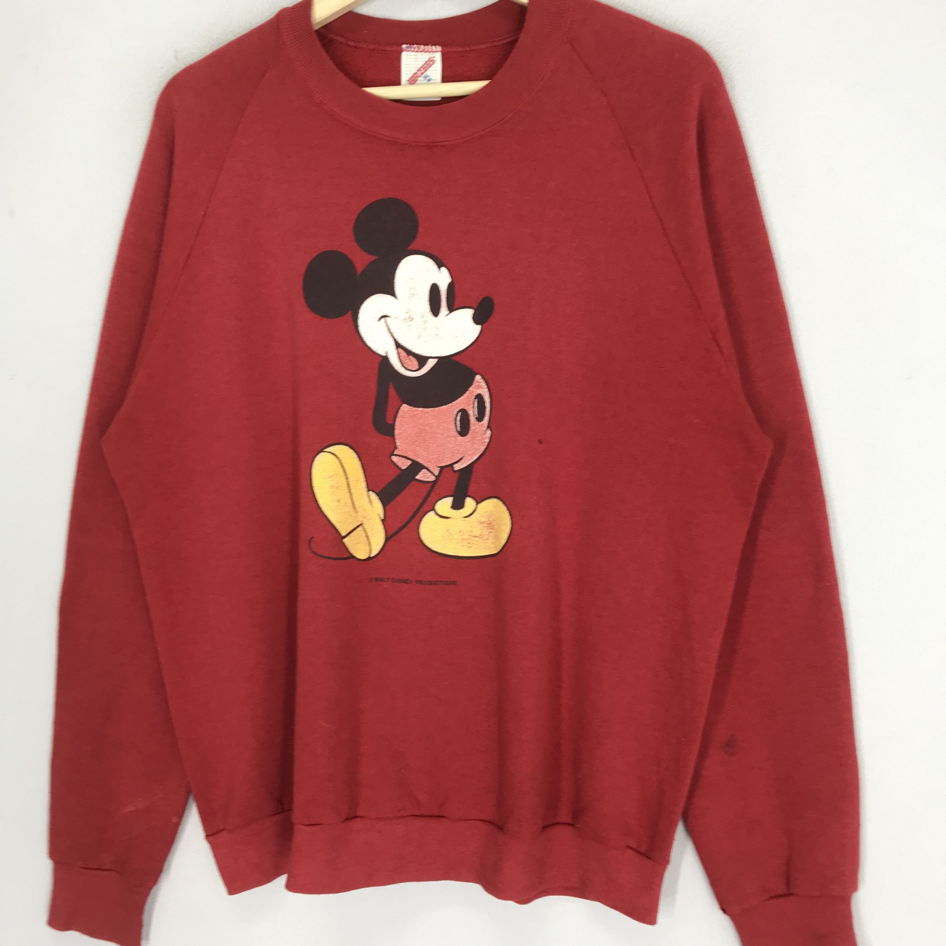 Disney Vintage 90s Mickey Mouse Sweatshirt - 200 Size US L / EU 52-54 / 3 - 3 Thumbnail