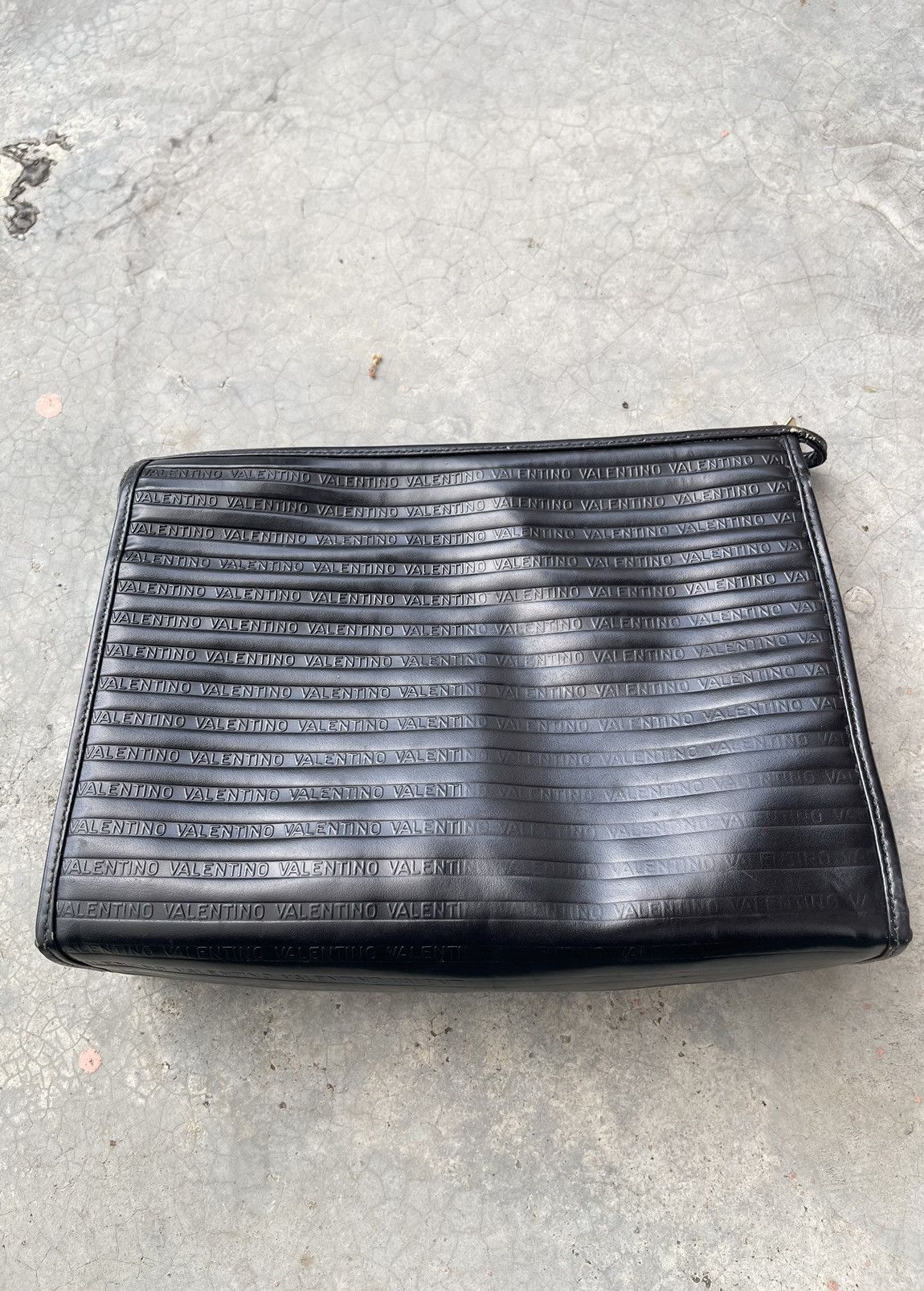 Valentino Valentino Leather Clutch Bag Monogram Size ONE SIZE - 14 Thumbnail