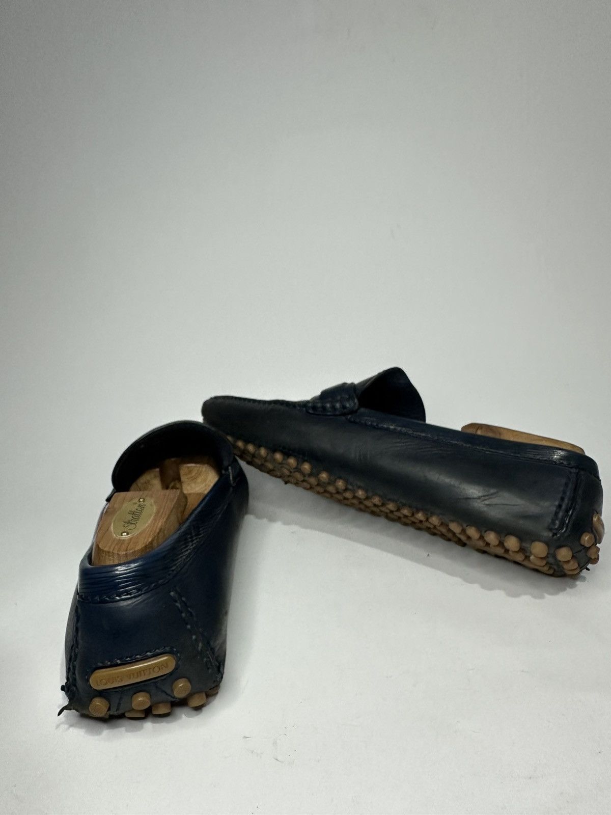 Louis Vuitton Louis Vuitton Monte Carlo Moccasin Dark Blue Driving Loafer Size US 10.5 / EU 43-44 - 4 Thumbnail