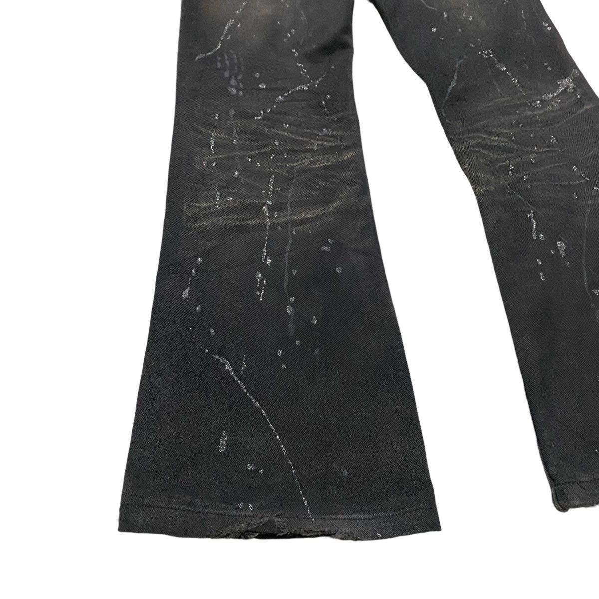 Japanese Brand Japanese Brand K.U.I Denim Flares Coated Distressed Jeans Size US 28 / EU 44 - 15 Thumbnail