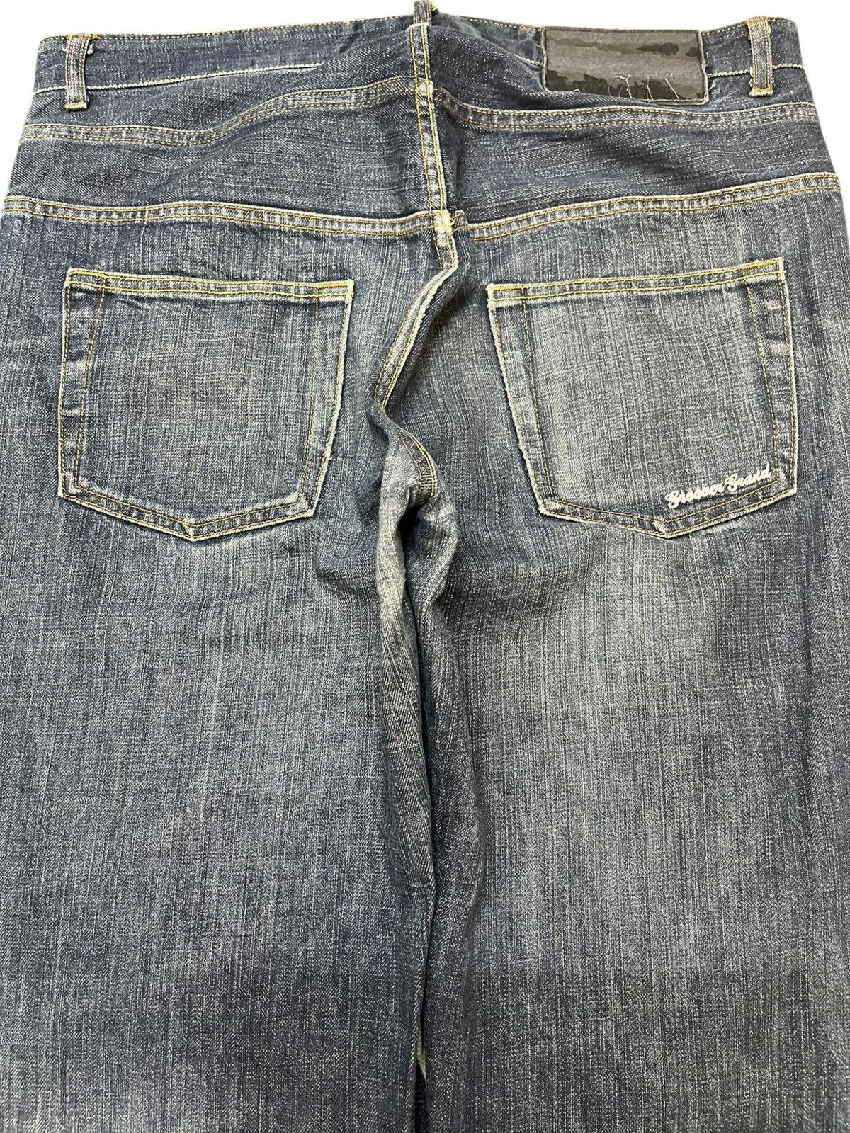 JNCO × Japanese Brand Vintage Groove Grand Baggy Distressed Denim Size US 35 - 7 Thumbnail