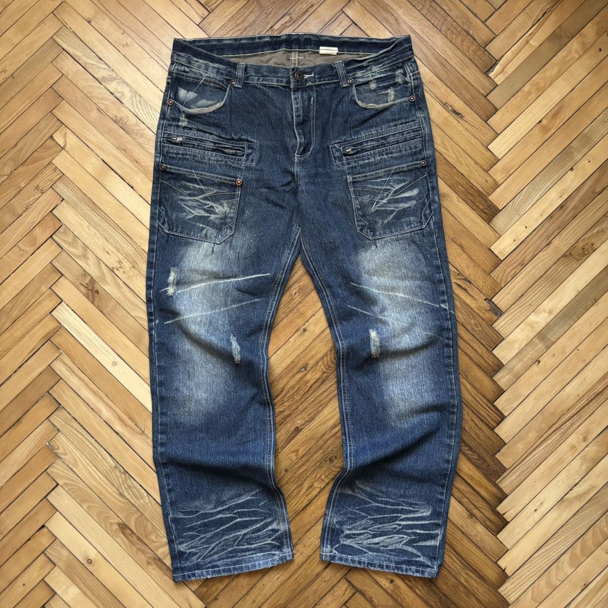 Other Last Drop‼️ Vintage Distressed Punk Jeans Size US 35 - 2 Thumbnail