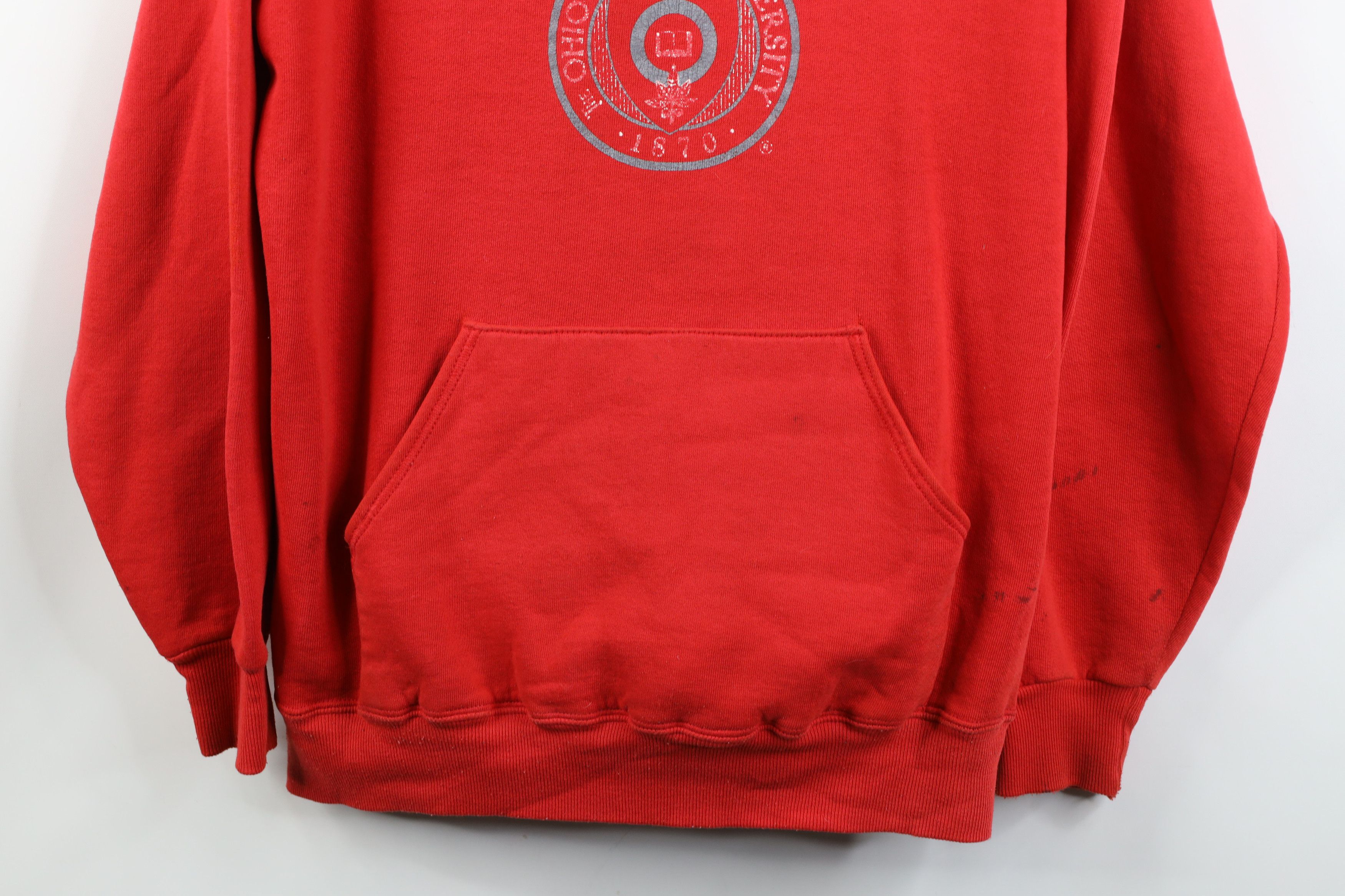 Vintage Vintage 80s 90s Ohio State University Hoodie Sweatshirt USA Size US M / EU 48-50 / 2 - 3 Thumbnail