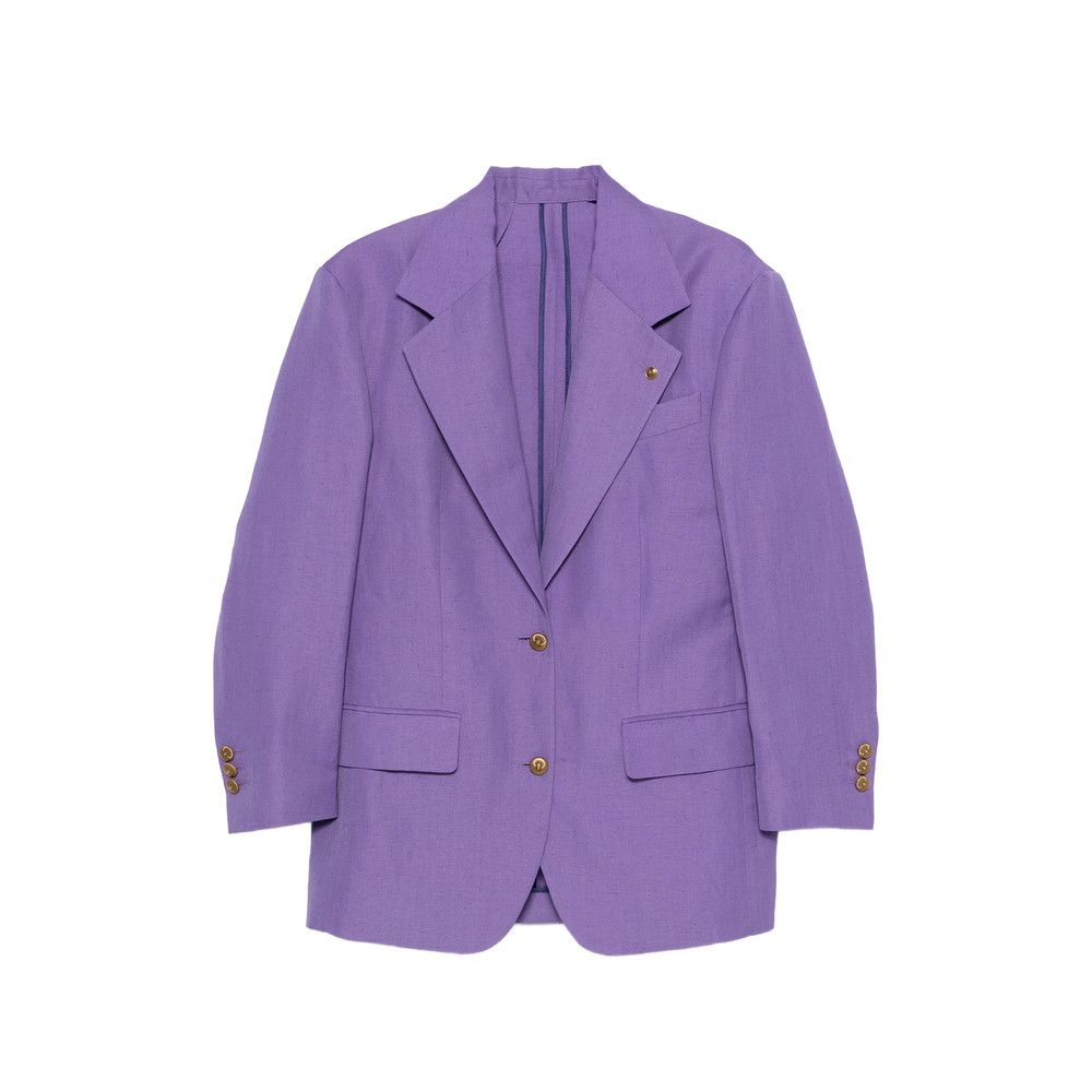 Versace Versace PURPLE Jackets - Blazers Size S / US 4 / IT 40 - 1 Thumbnail