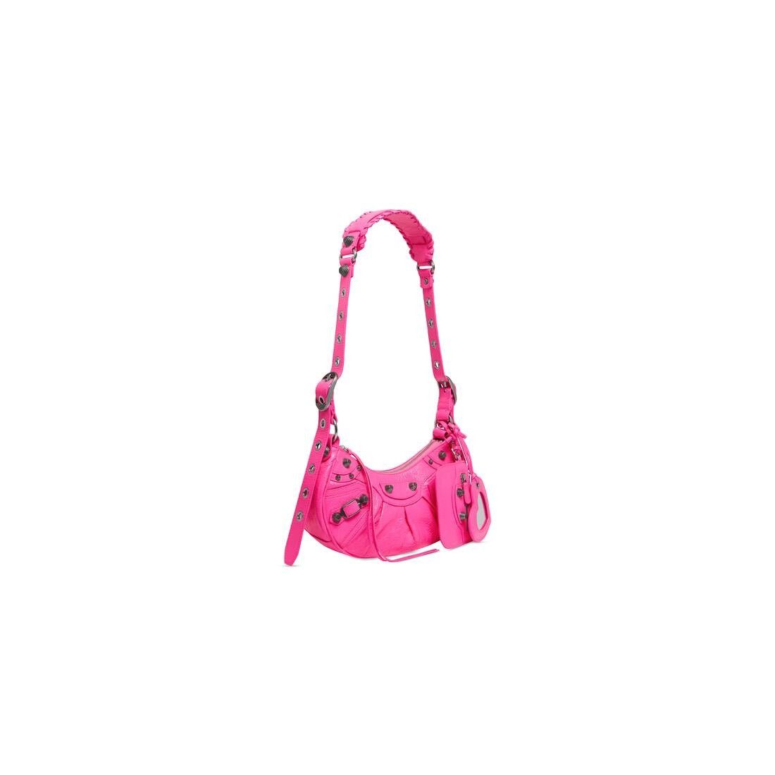 Balenciaga o1tr1nto1025 Size: OS / Le Cagole XS Shoulder Bag in Pink Size ONE SIZE - 3 Thumbnail