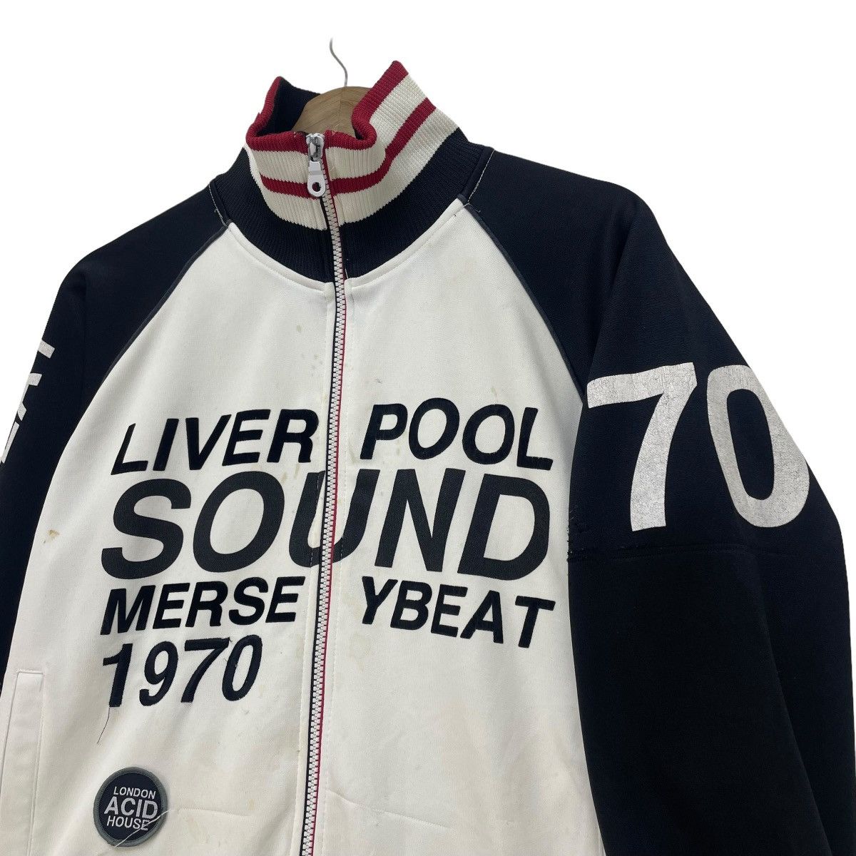 Vintage Liverpool Sound Mersey Beat Raglan Tracktop Jacket Size US M / EU 48-50 / 2 - 5 Thumbnail