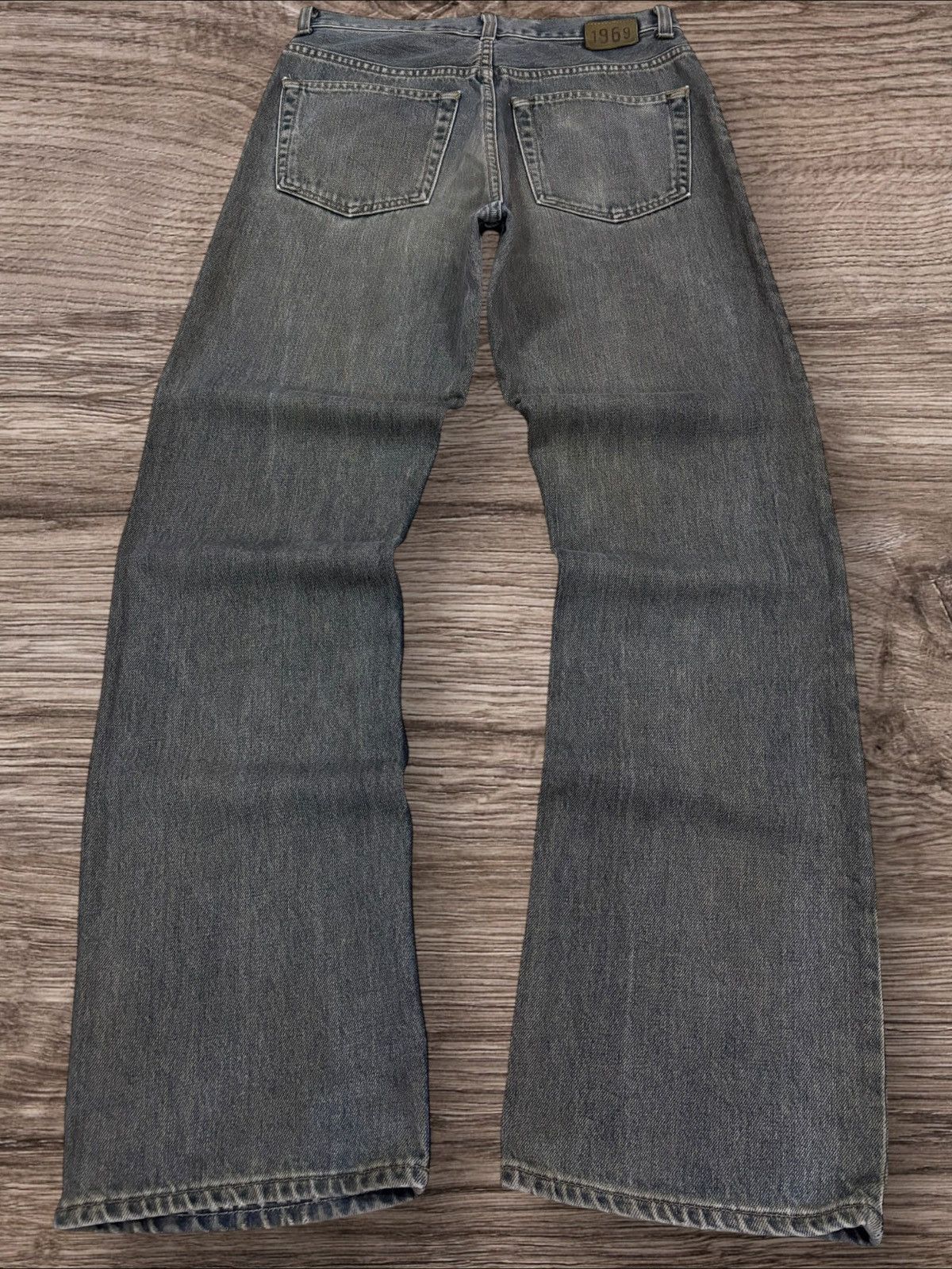 Gap Y2K GAP Bootcut Mud Washed Grunge Jeans Size US 30 / EU 46 - 2 Thumbnail