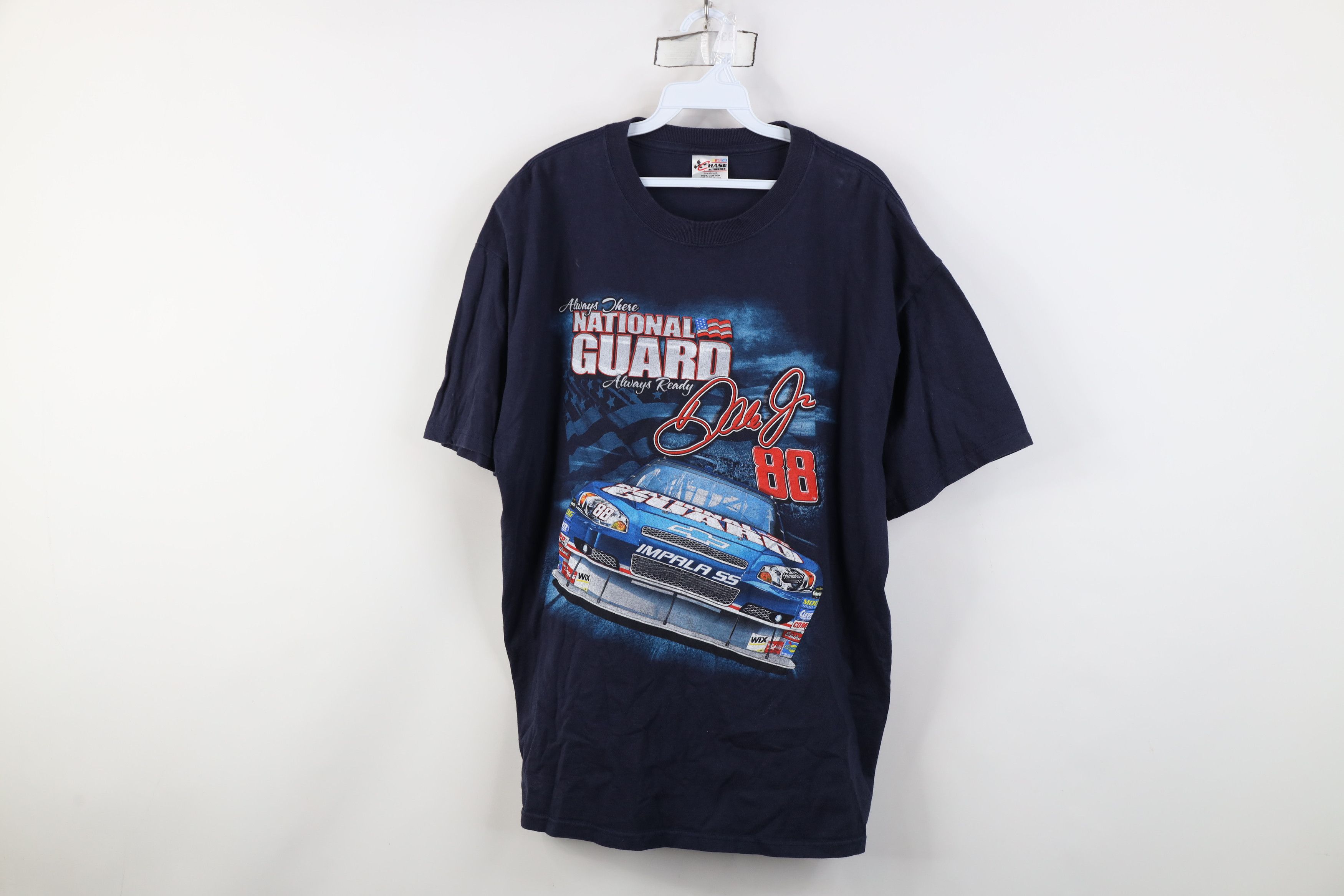 Vintage Vintage Y2K NASCAR Jr National Guard Racing T-Shirt Size US XL / EU 56 / 4 - 1 Thumbnail