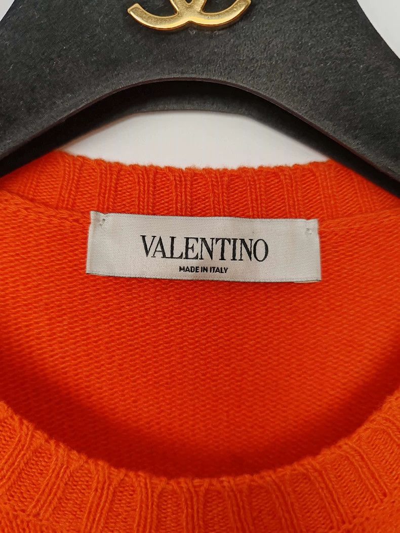 Valentino Valentino Heavy Flower Embroidered Cashmere Knitwear Size S / US 4 / IT 40 - 3 Thumbnail