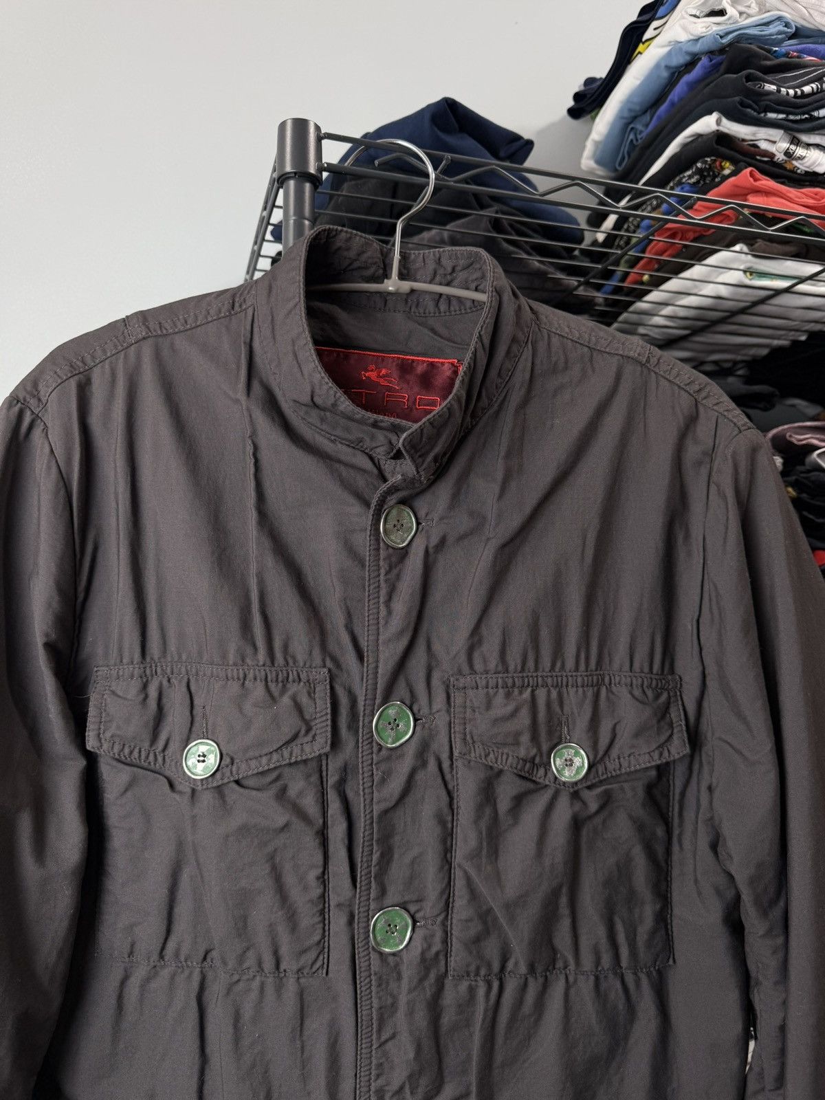 Etro Etro Milano Multi-pocket Jacket Casual Wear Metal Buttons Size US M / EU 48-50 / 2 - 3 Thumbnail