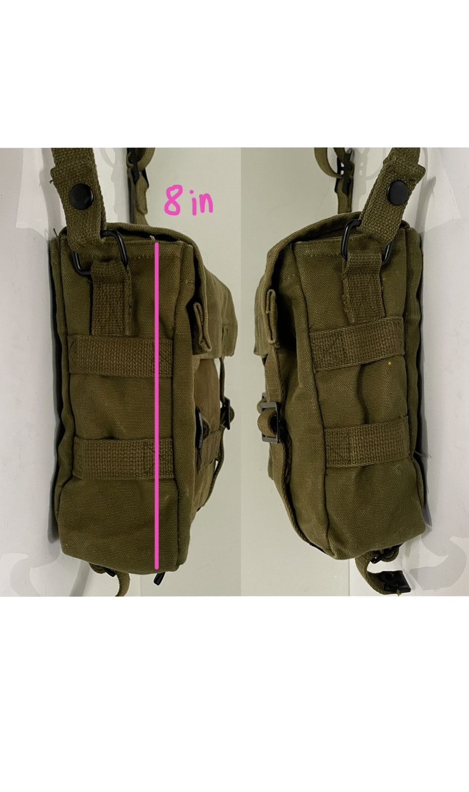 Vintage Military side bag Size ONE SIZE - 7 Thumbnail