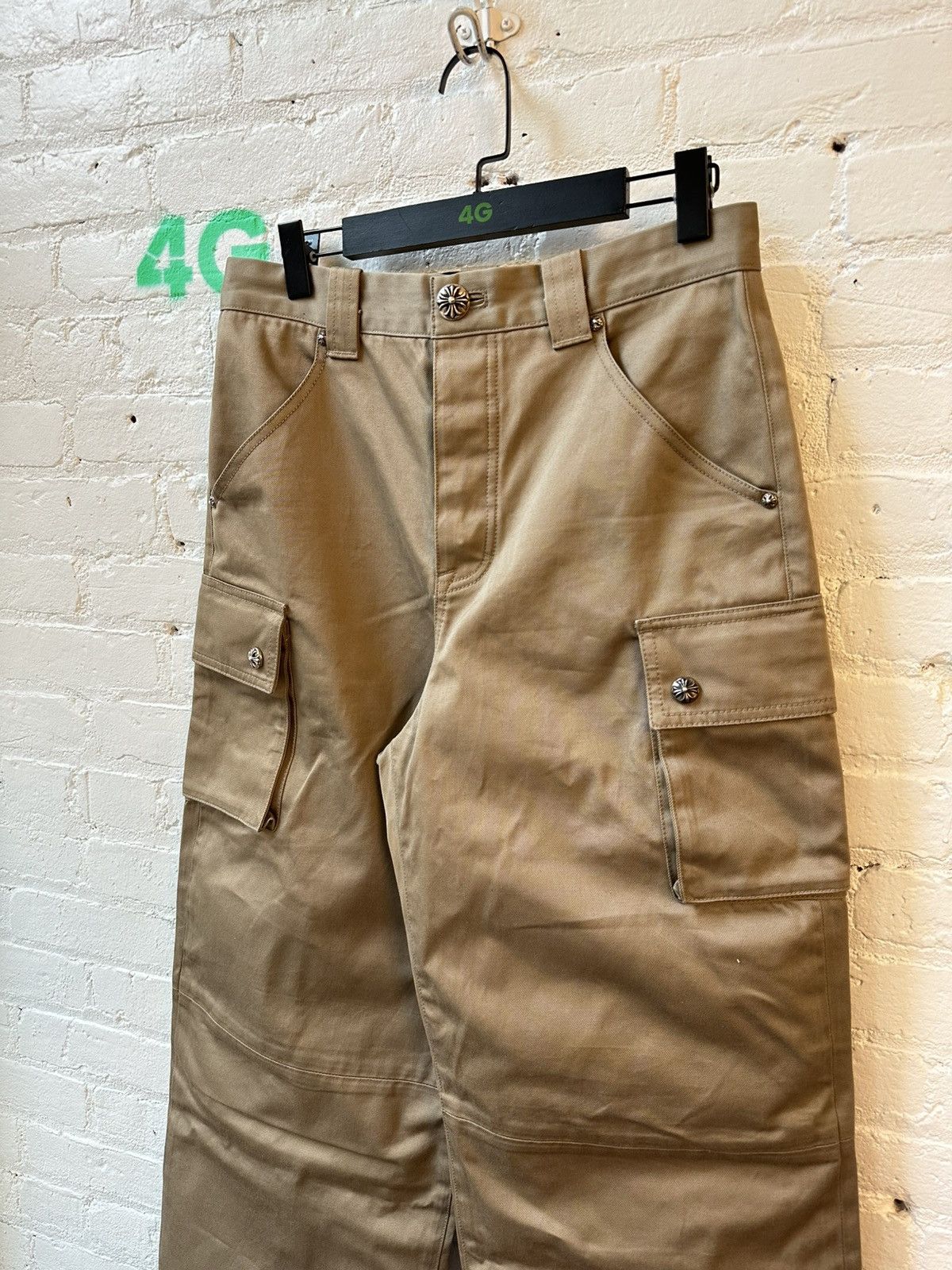 Chrome Hearts CHROME HEARTS SAMPLE BAGGY SKATER CARGOS SZ 31 32 Size US 31 - 1 Thumbnail