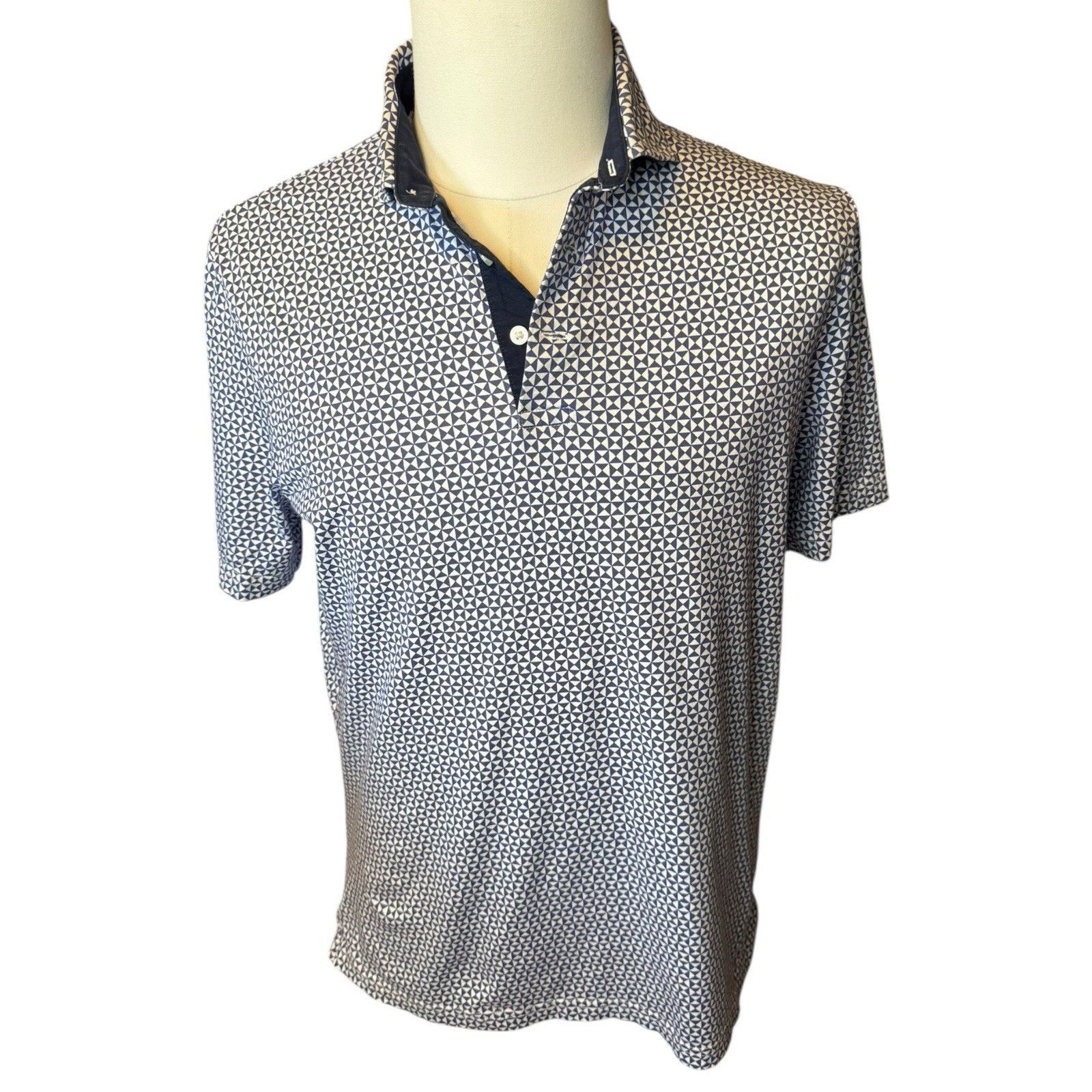Polo Ralph Lauren Ralph Lauren Polo Golf Geometric Soft Sport Shirt Blue Size US M / EU 48-50 / 2 - 1 Thumbnail