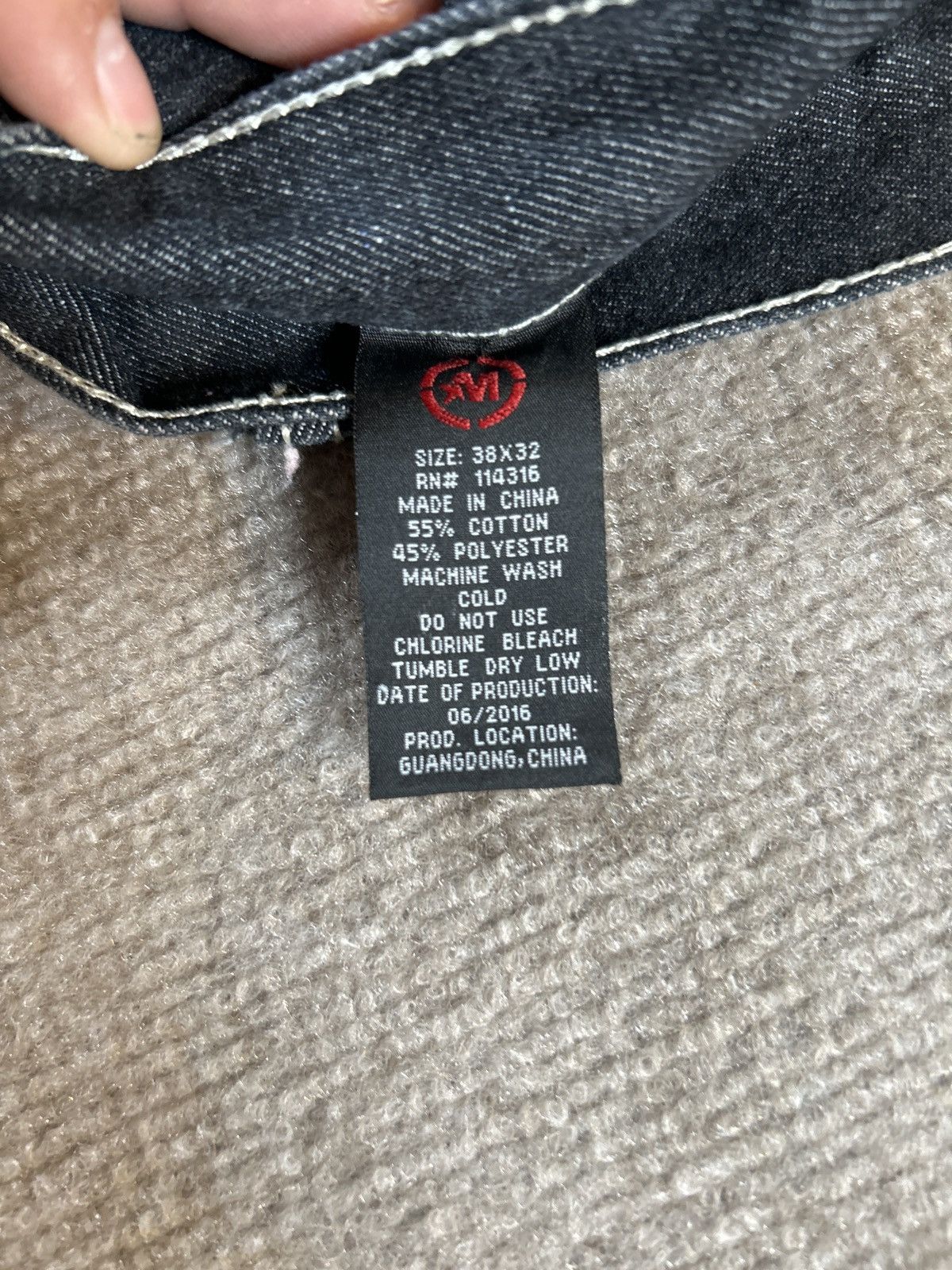 Mecca Mecca Jeans 38x32 Dark Stitch Baggy Y2K Hip Hop 0204 Size US 38 / EU 54 - 6 Thumbnail