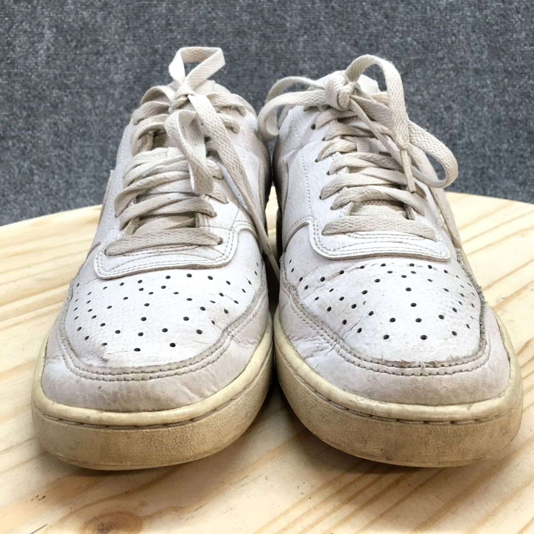 Nike Nike Court Vision Low Top Sneakers Womens 9.5 White CD5434-100 Lace Up Soccer Shoes? Size L / US 10 / IT 46 - 6 Thumbnail
