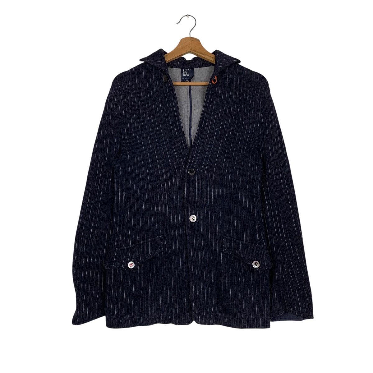 SHIPS Japanese Brand Ships Hickory Jacket Size US S / EU 44-46 / 1 - 1 Thumbnail