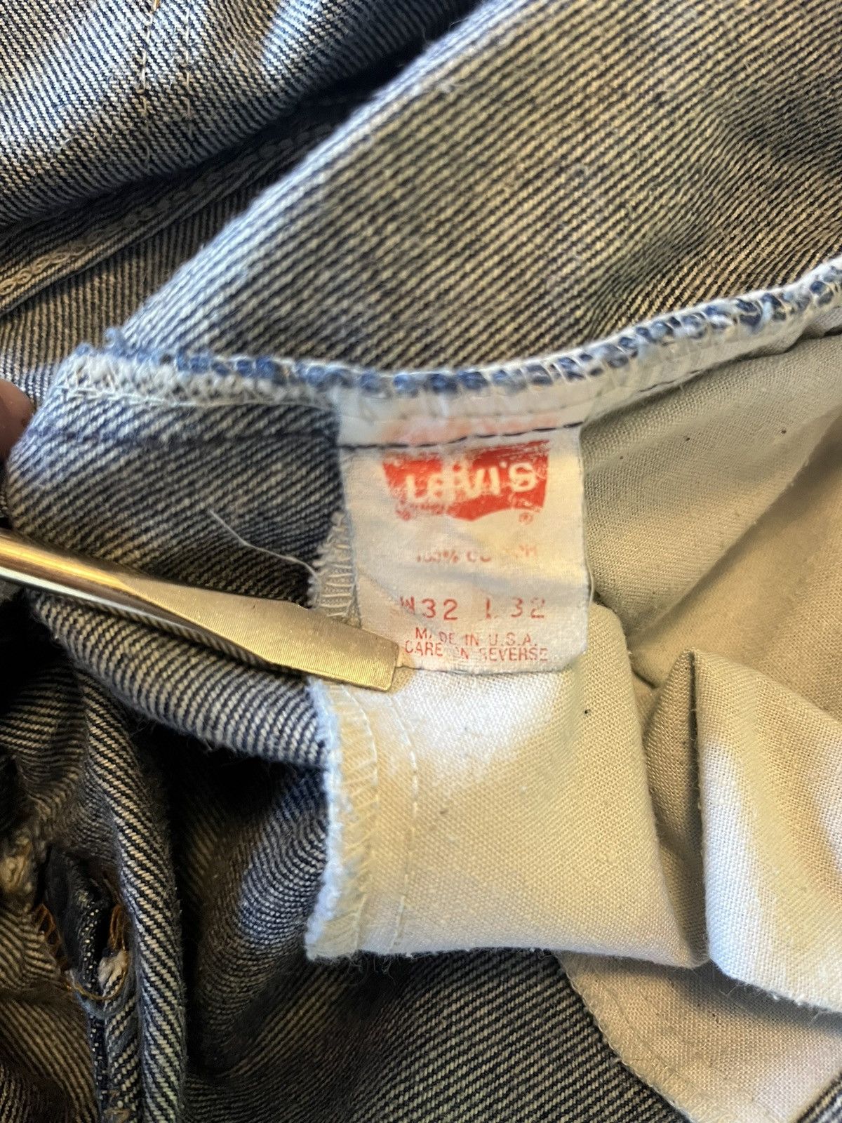 Levi's Vintage Cropped Levi’s Orange Tab 505 32x28 Size US 32 / EU 48 - 10 Thumbnail