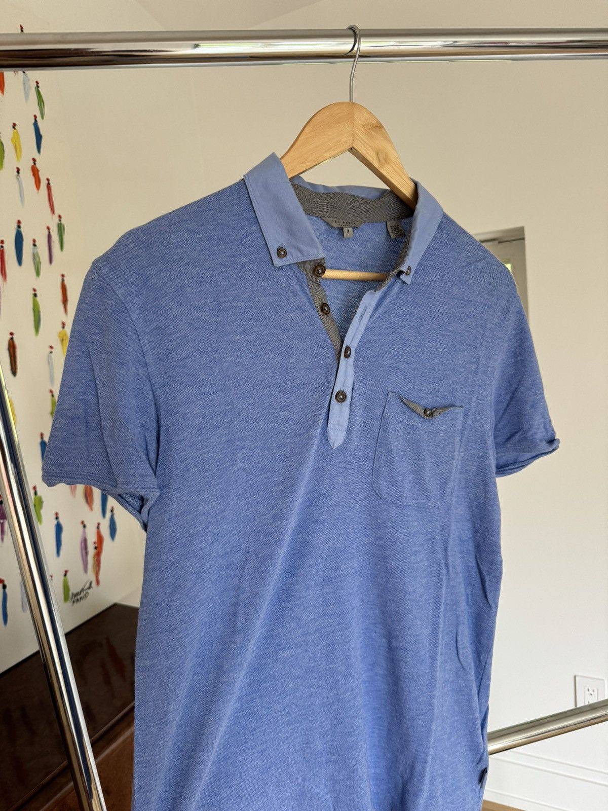 Ted Baker Ted Baker Heather Polo Size US S / EU 44-46 / 1 - 3 Thumbnail