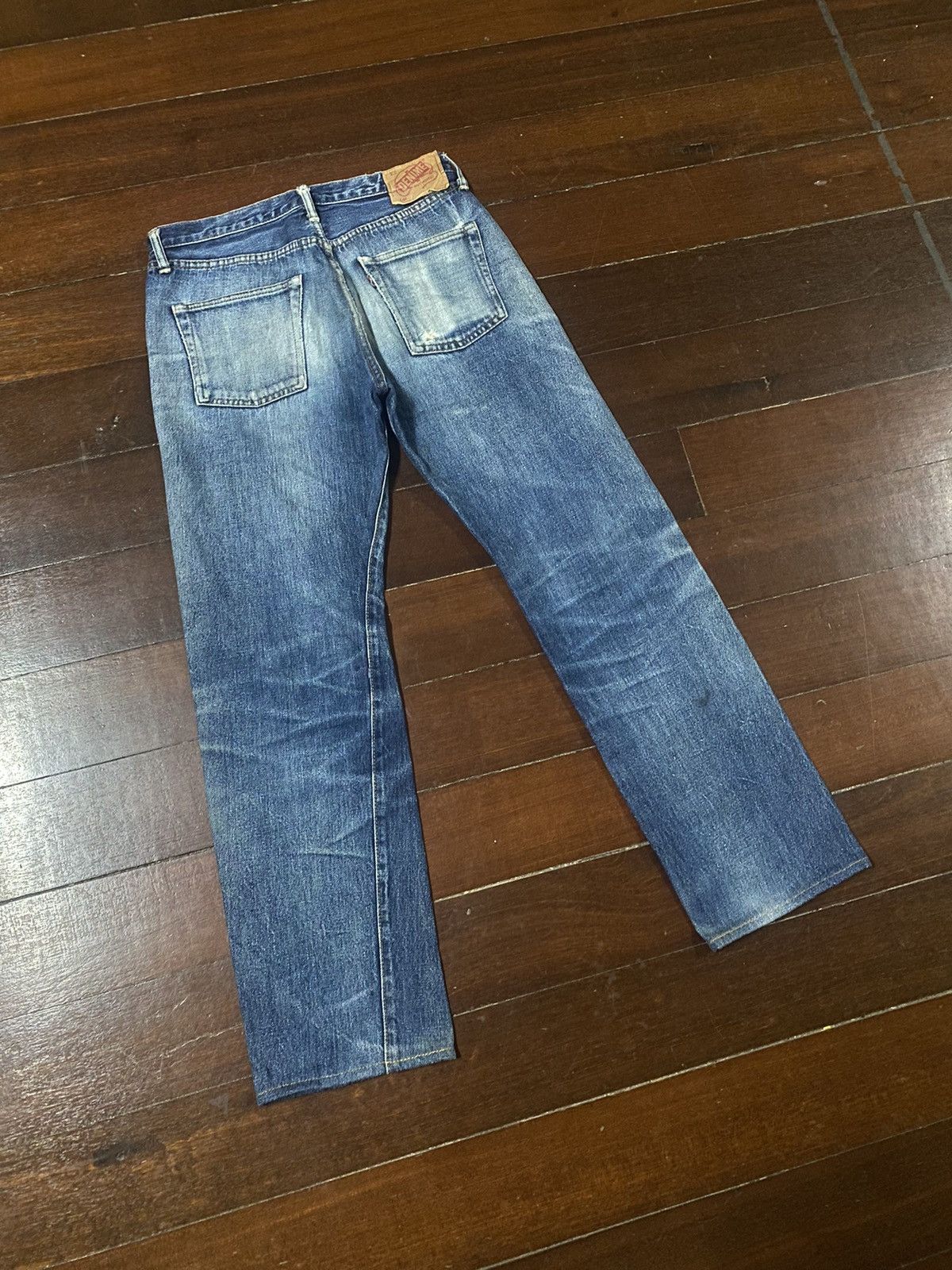 Denime Vintage Denime Japan Distressed Selvedge Jeans Size US 32 / EU 48 - 9 Thumbnail