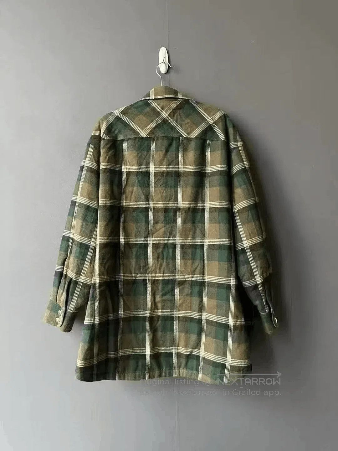 Celine Celine Plaid Triomphe Gold Buckle Padded Jacket. Size S / US 4 / IT 40 - 2 Thumbnail