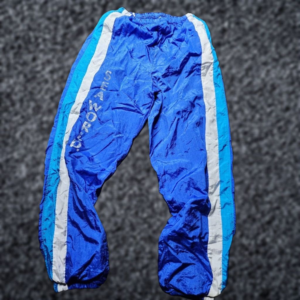 Vintage VINTAGE Sea World Nylon Windbreaker Pants Small Blue Unisex Adults Size US 29 - 1 Thumbnail