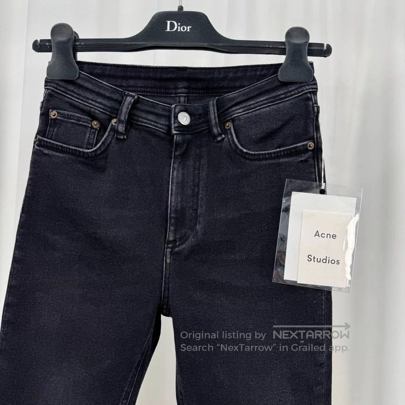 Acne Studios black denim Acne Studios long pants W25. Size 25" / US 0 / IT 36 - 3 Thumbnail