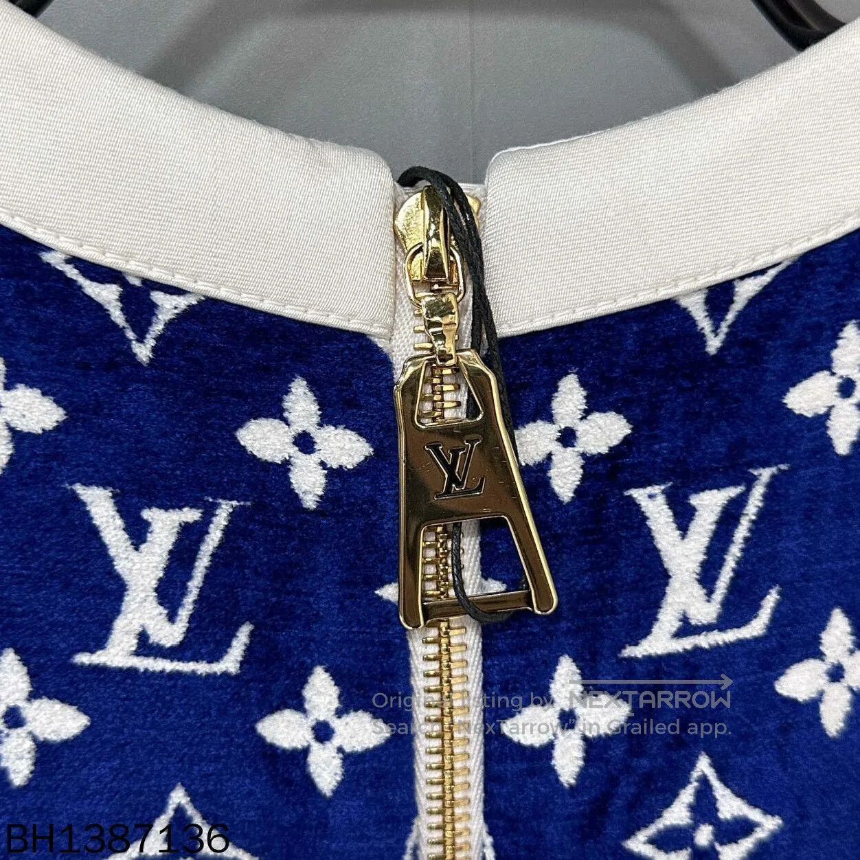 Louis Vuitton Blue Monogram Sleeveless Dress Louis Vuitton. Size XS / US 0-2 / IT 36-38 - 4 Thumbnail