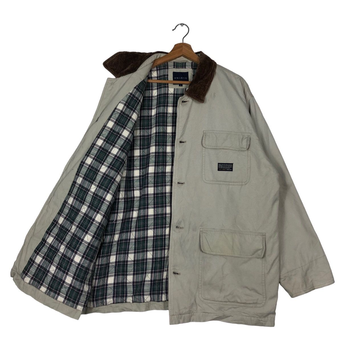 Japanese Brand 🔥Vtg Chore Jacket Uniqlo Issey Miyake Japan Blanket Lining Size US L / EU 52-54 / 3 - 9 Thumbnail