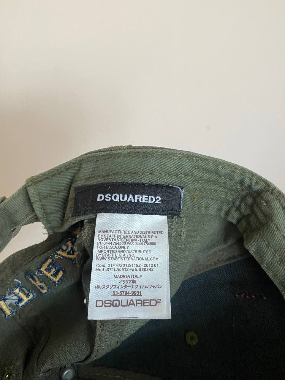 Dsquared2 1964 Dsquared 2 'lCON' Embroidered Cap Casual Classic Hat Size ONE SIZE - 7 Thumbnail