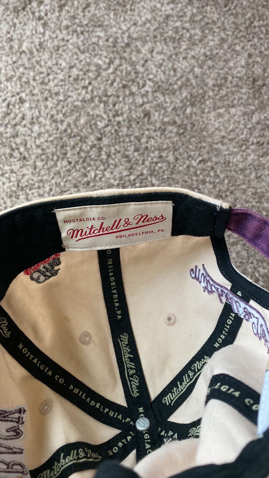 Mitchell & Ness Mitchell & Ness Lakers Finals Hat Size ONE SIZE - 4 Thumbnail