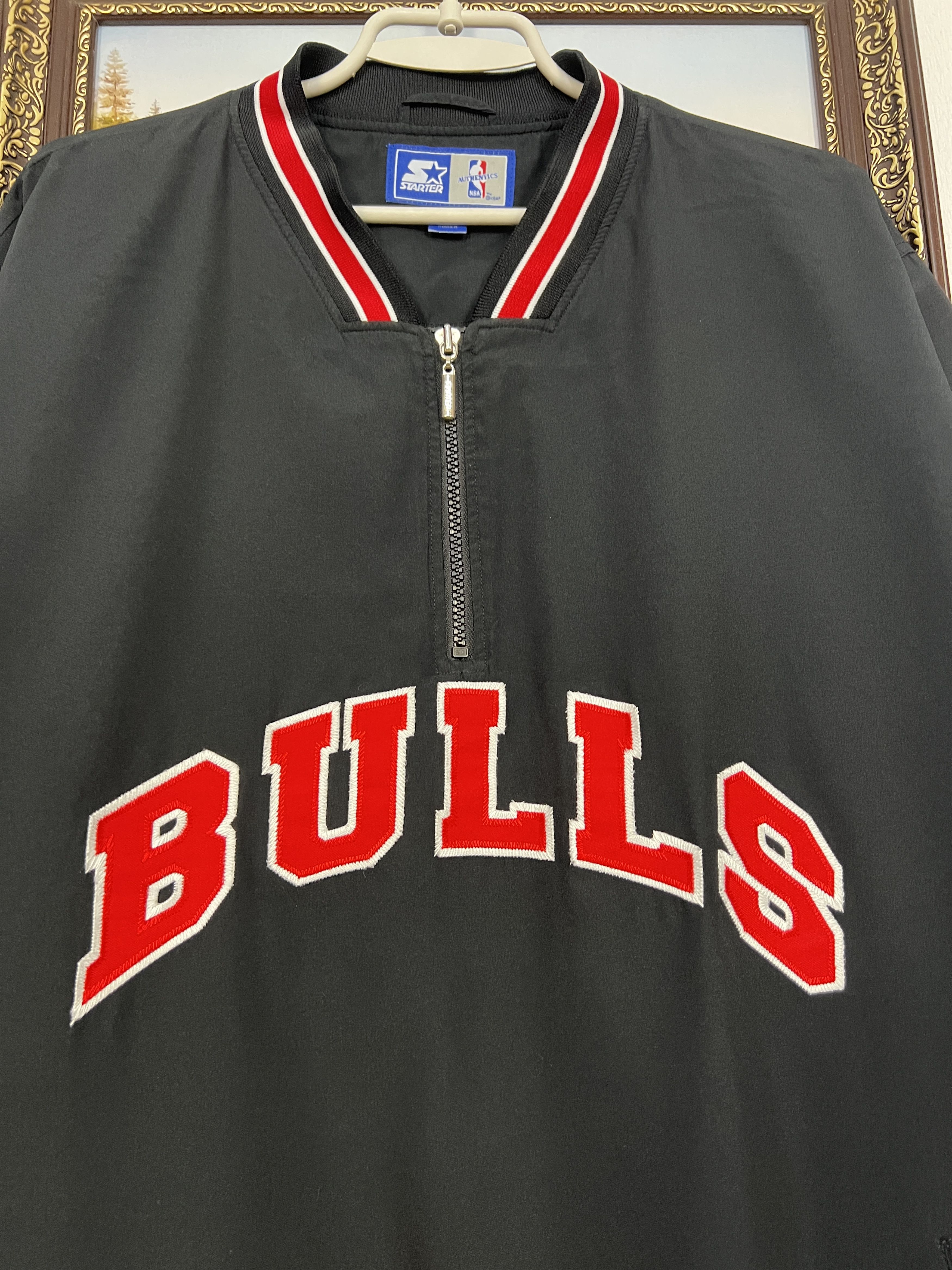 Starter Vintage 90's Starter Chicago Bulls Warm Up Jersey NBA Mens Size US XL / EU 56 / 4 - 3 Thumbnail