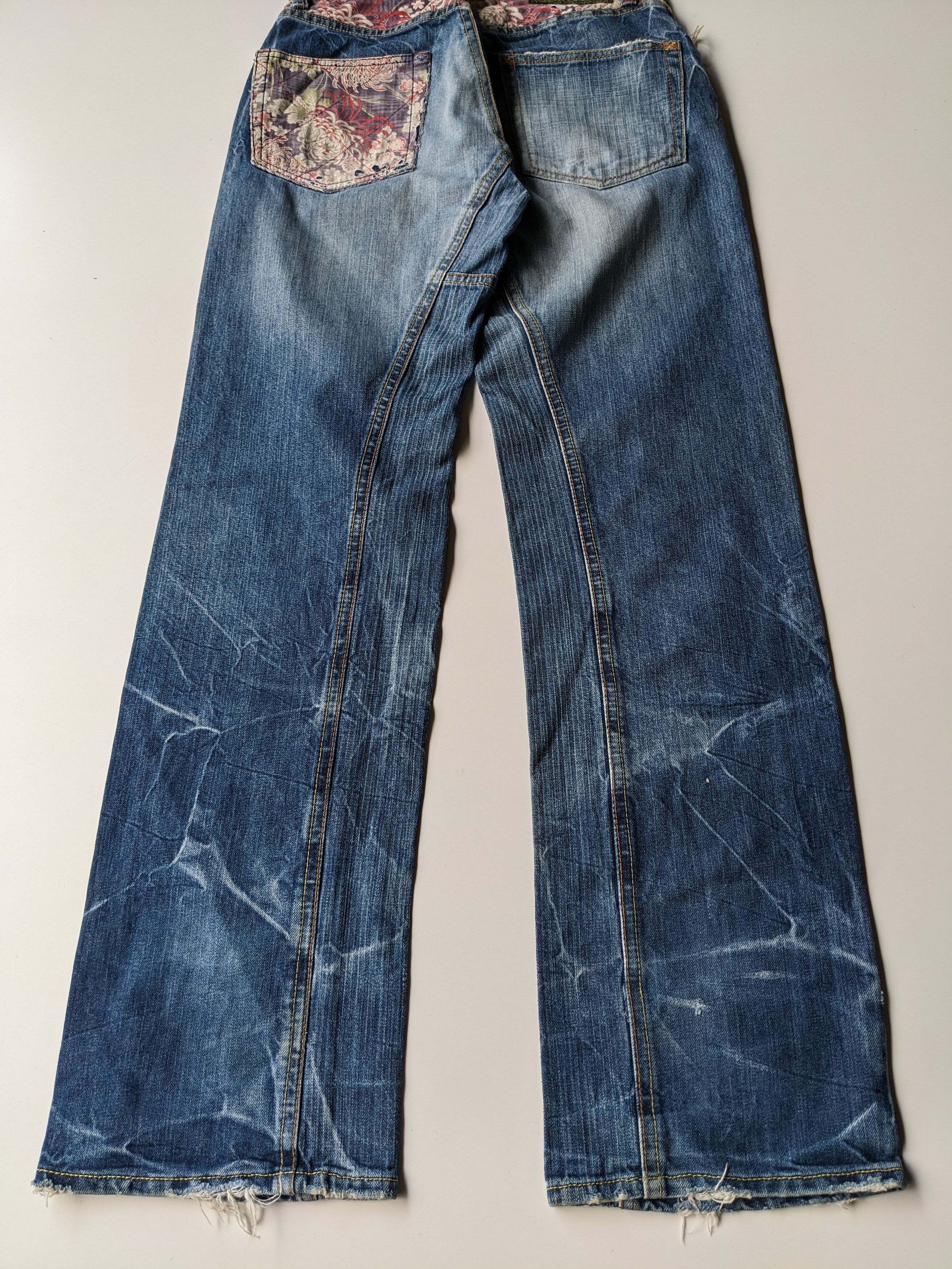 Eternal Eternal Kurashiki sakura boro sashiko jeans Size US 30 / EU 46 - 4 Thumbnail