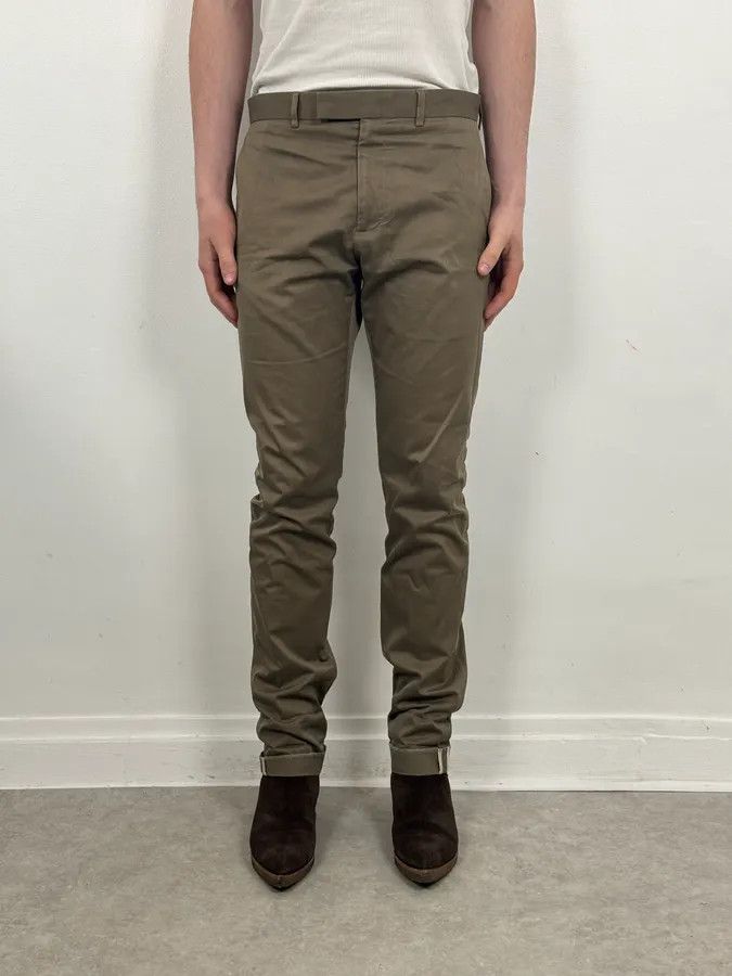 Dior SS2003 Dior Homme Green Classy Tailored Pants by Hedi Slimane Size US 32 / EU 48 - 2 Thumbnail