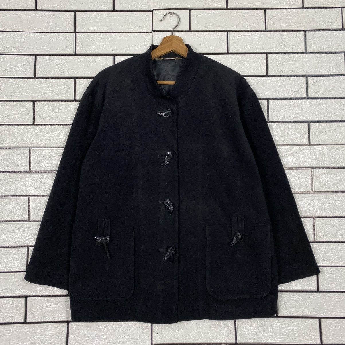 Japanese Brand 📌Vintage Mandarin Jacket Issey Miyake Crown Black Cat Size US M / EU 48-50 / 2 - 2 Thumbnail